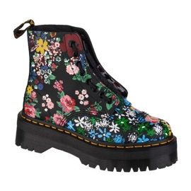 Sapatos Dr. Martens Sinclair Bex Floral Mash Up DM27128001 com flores preto