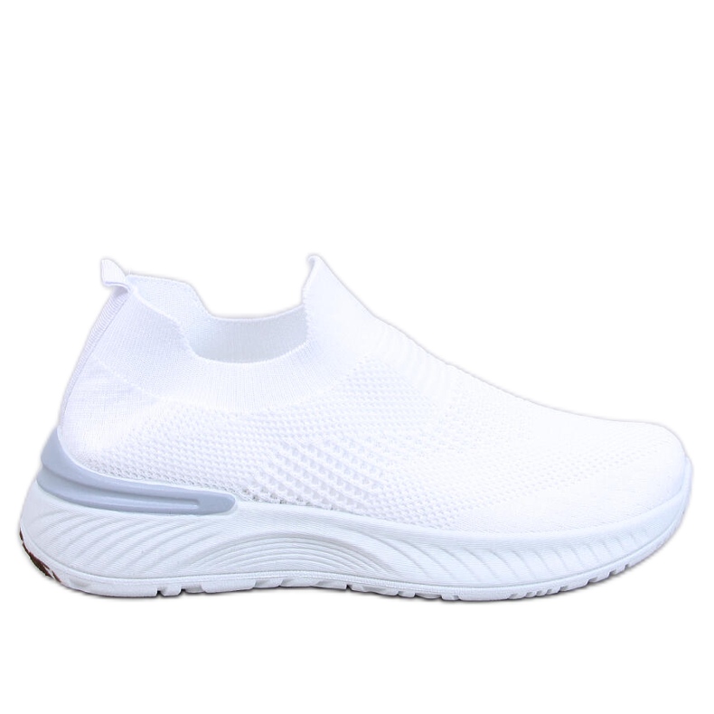 Meias esportivas femininas, brancas branco