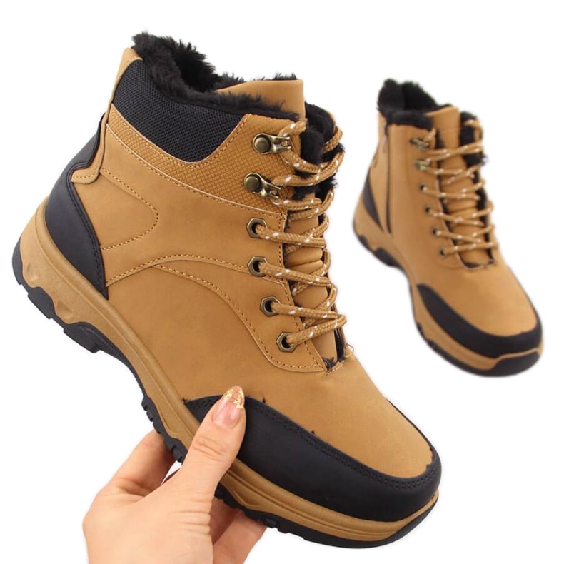 Botas de caminhada de camelo Vanhorn bege