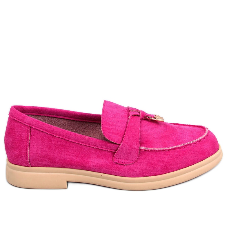 Seastar Mocassins femininos de camurça rosa