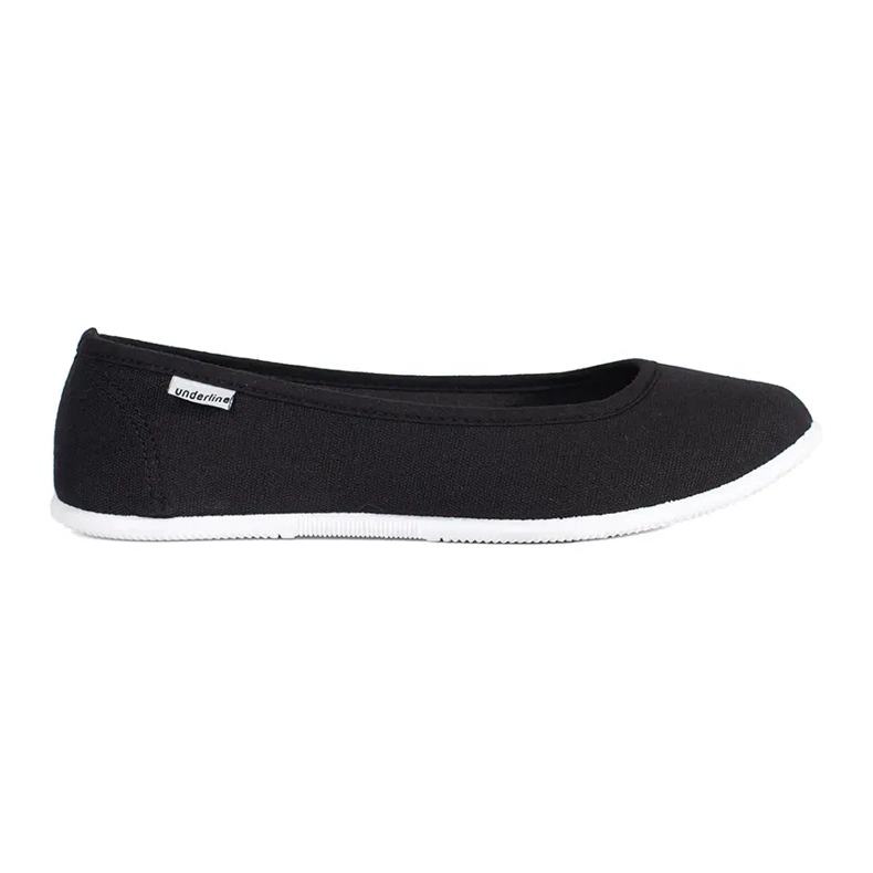 Sapatilhas femininas de tecido preto