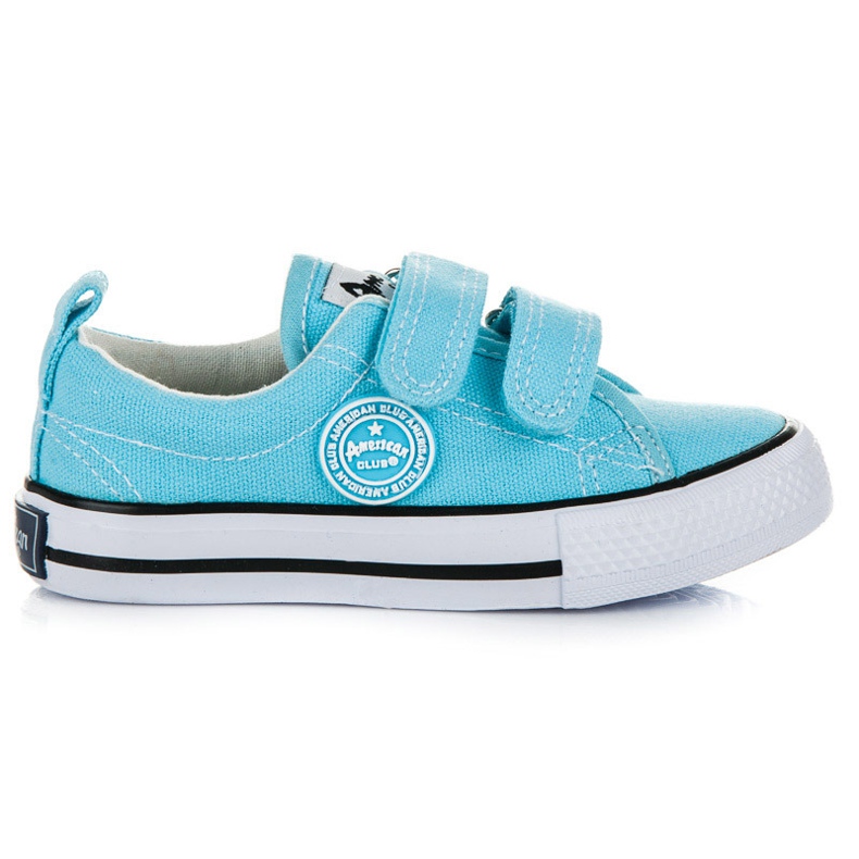 American Club tênis azul com velcro