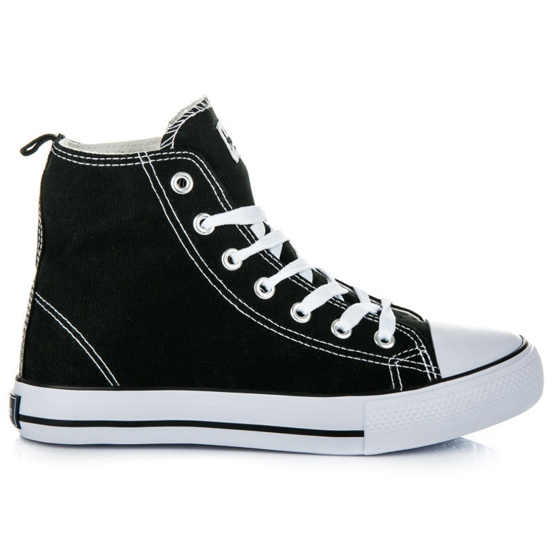 American Club Tênis feminino acima do tornozelo preto