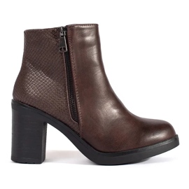 Seastar Botins castanhos com fecho