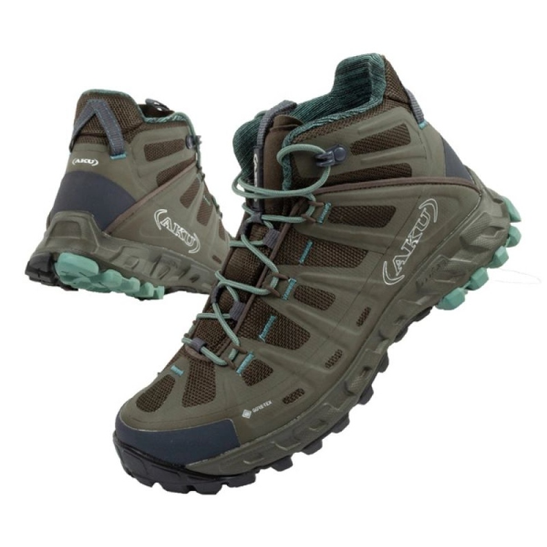 Sapatos Aku Selvatica Mid Gore-Tex 676 648 verde