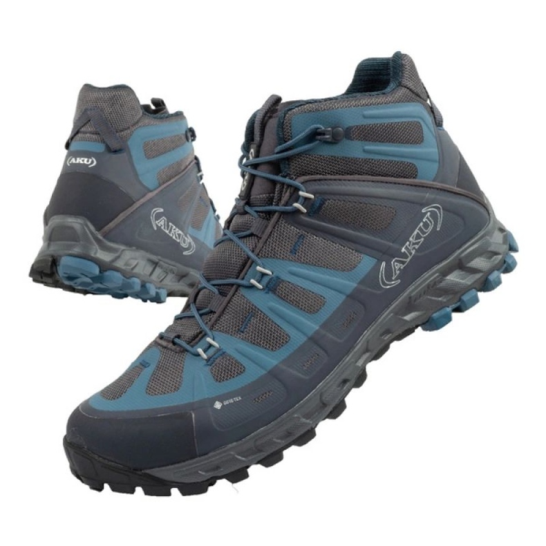 Sapatos Aku Selvatica Mid Gore-Tex 672 593 azul Sapatos Aku Selvatica Mid Gore-Tex 672 593 azul