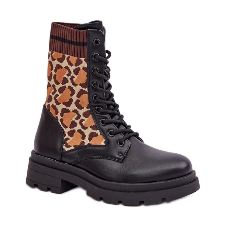 Botas de trabalho pretas femininas preto