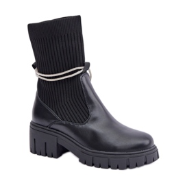 Step in style Botas Modelo Dinarca 1987-H58 Preta - Entre com estilo preto