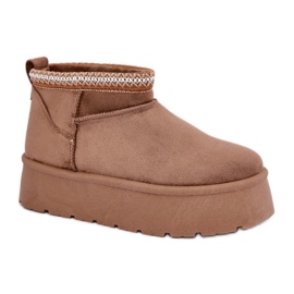 Step in style Botas de neve Modelo Heslania HY877-2 Marrom - Entre com estilo castanho