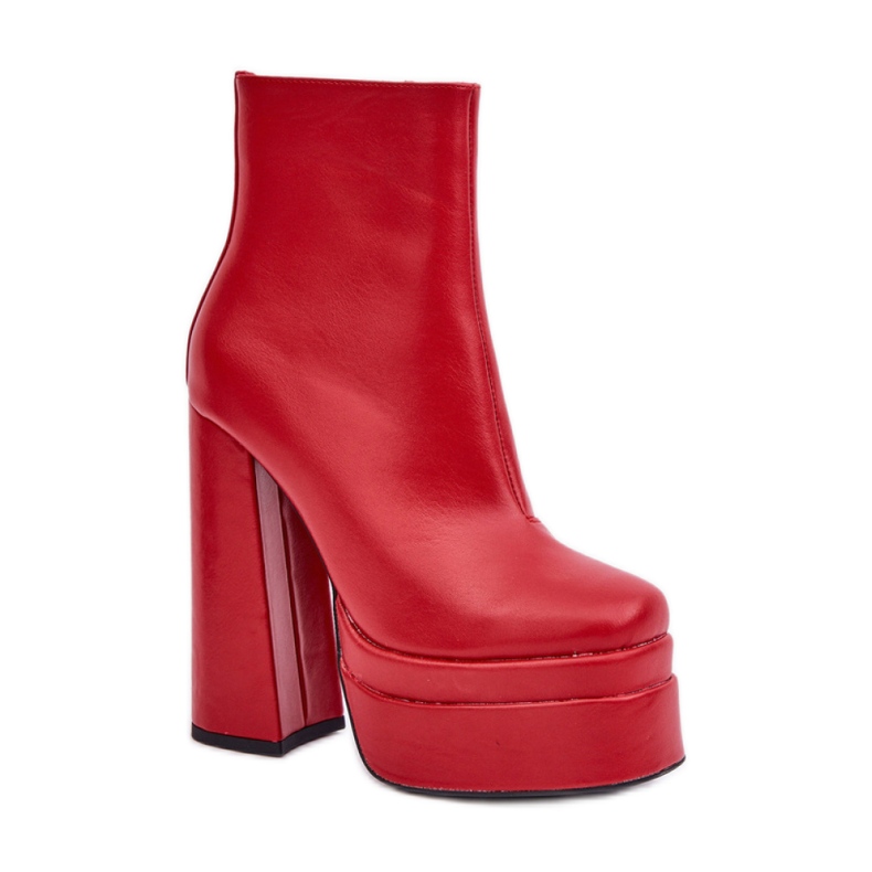 Step in style Botas Modelo Selahra JA-26 Vermelhas – Entre com estilo vermelho