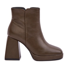 Step in style Botas Modelo Selarae LQ-48 Verde Escuro - Entre com estilo