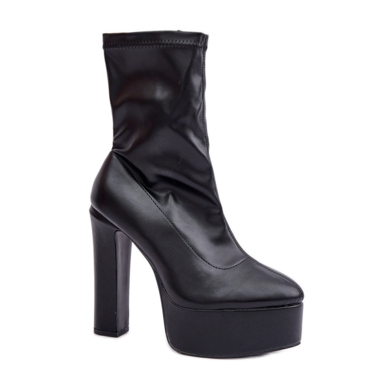 Step in style Botas Modelo Tennira C-243 Preta - Entre com estilo preto