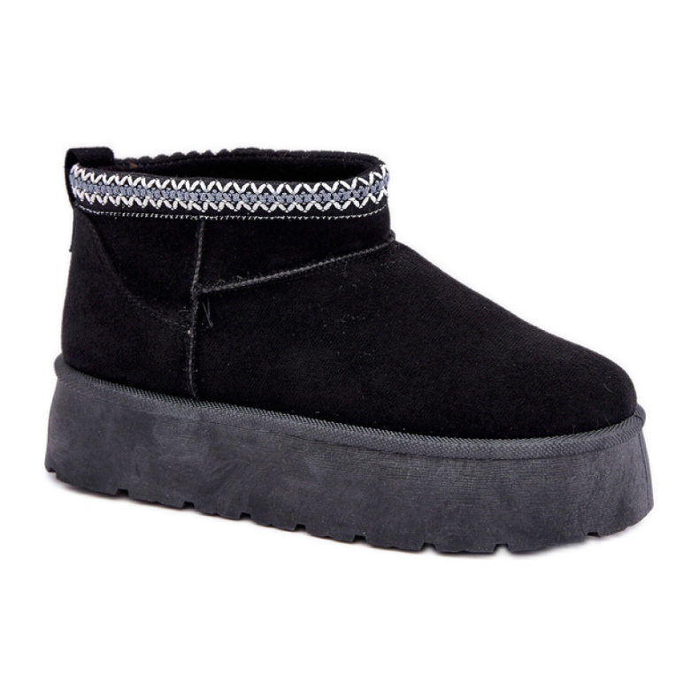 Step in style Botas de neve Modelo Heslania HY877 Pretas - Entre com estilo preto
