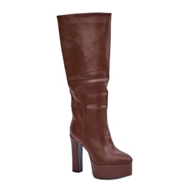 Step in style Botas Modelo Felilorn C-264 Marrom – Entre com estilo