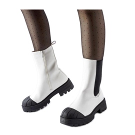 Botas Chelsea clássicas brancas com isolamento da Porcigatone - Solea branco