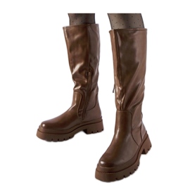 Botas clássicas rasas marrons de Christien - Solea marrom