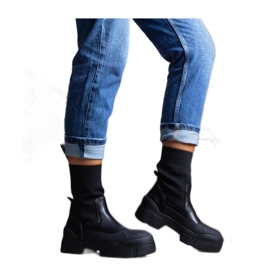 Botins femininos pretos Conta - Solea Botins femininos pretos Conta - Solea