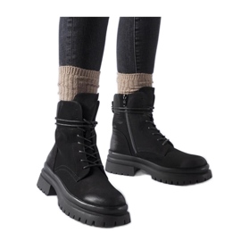 Botas pretas com biqueira gasta, Vadnais - Solea preto