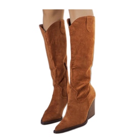 Botas de cowboy com isolamento marrom da Ezer - Solea