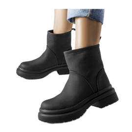 Botas com isolamento de borracha preta da Clotilde - Solea preto