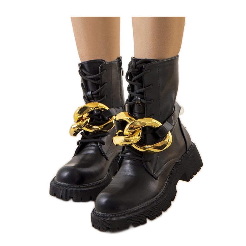 Botas de caminhada pretas com corrente Galar - Solea preto