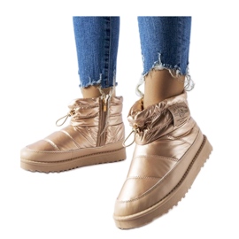 Botas de neve com zíper dourado Lee Cooper LCJ-23-44-1965L