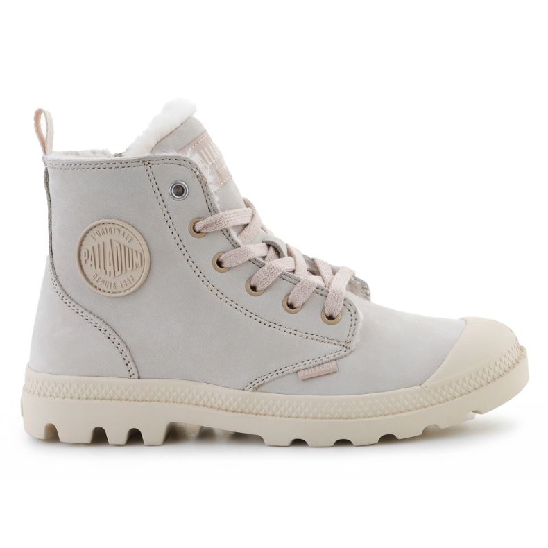 Sapatos Palladium Pampa Hi Zip Wl 95982-271-M cinza