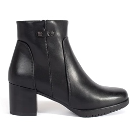 Botins pretos de salto alto Sergio Leone