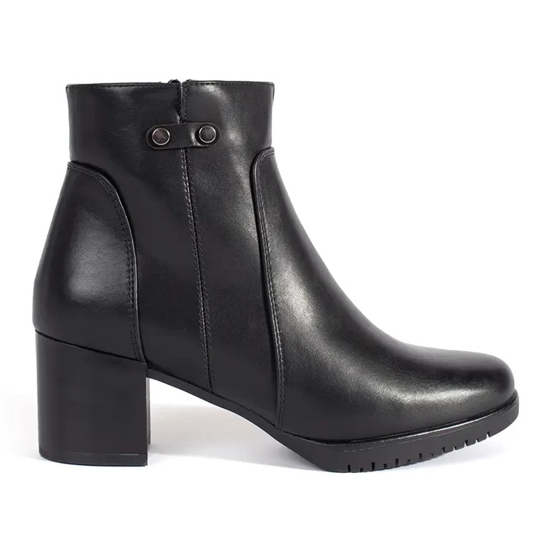 Botins pretos de salto alto Sergio Leone