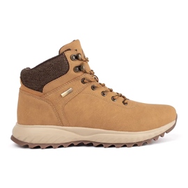Vico Botas masculinas de inverno com isolamento marrom bege Vico Botas masculinas de inverno com isolamento marrom bege