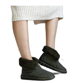 Botas de neve com isolamento verde e punho Caellita - Solea