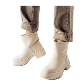 Botas com isolamento de borracha bege da Clotilde - Solea