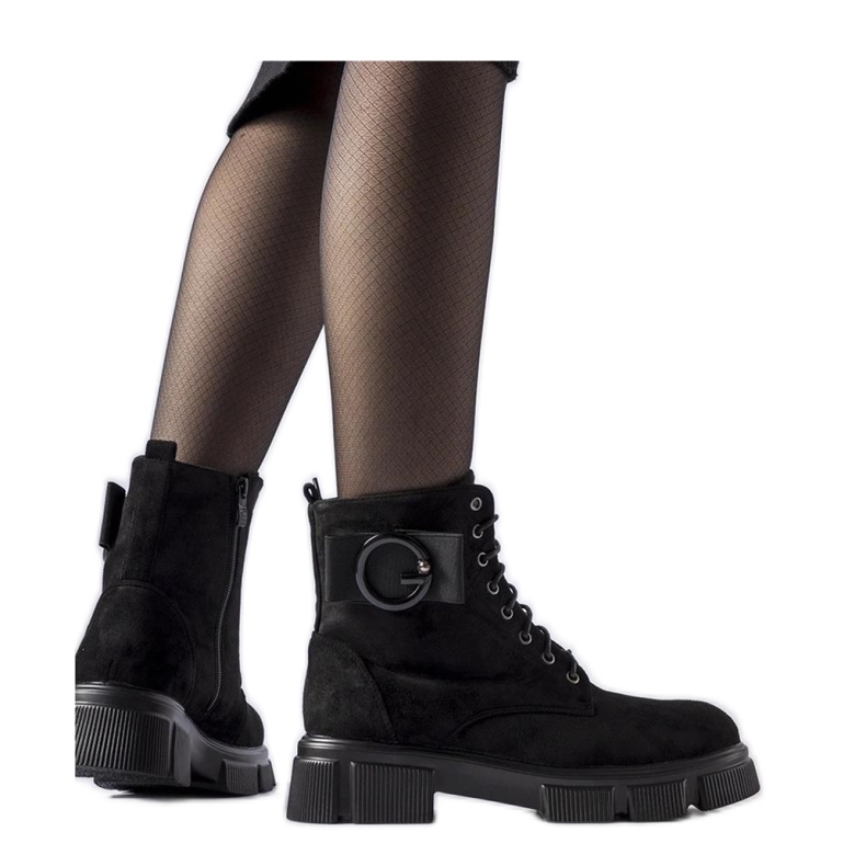 Botas Cusiano - Solea com isolamento preto preto