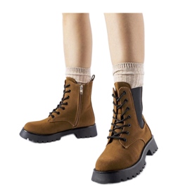 Botas marrons com sola maciça Swinford - Solea marrom