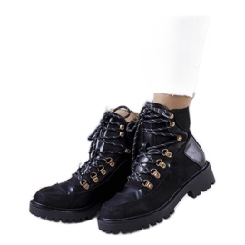 Botas de trabalho isoladas pretas, Leneo - Solea preto