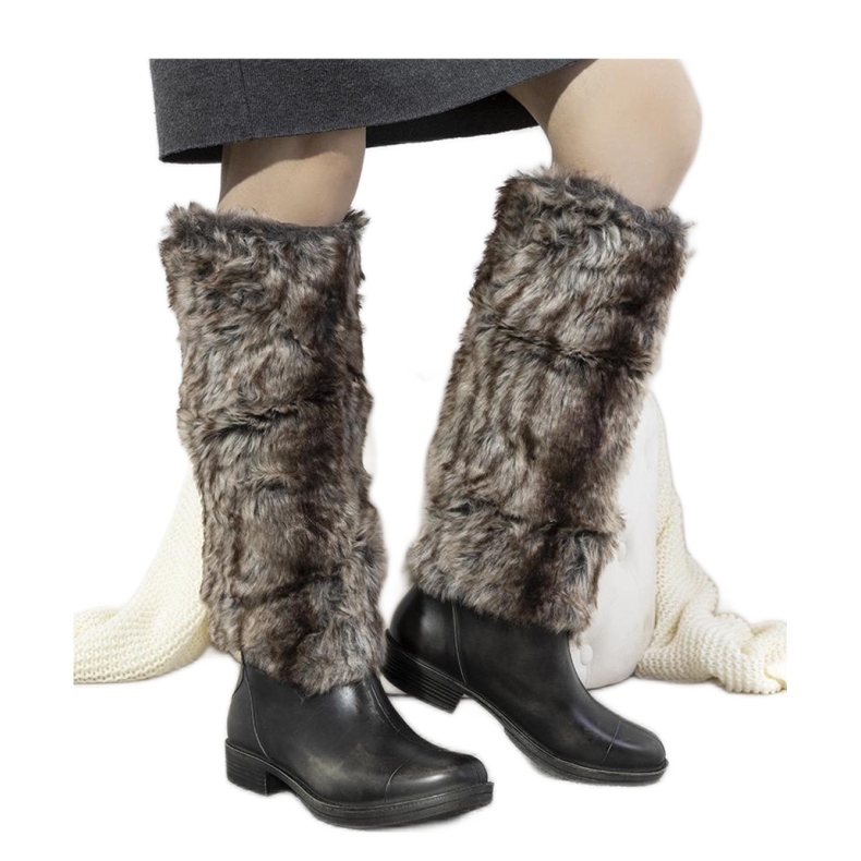 Botas Wellington cinza com pelo Melgar - Solea