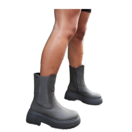 Botas de plataforma com isolamento verde Botas de plataforma com isolamento verde