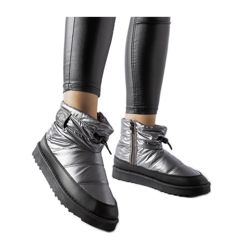 Botas de neve cinza Lee Cooper LCJ-23-44-1966L preto