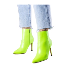 Botas de salto verde