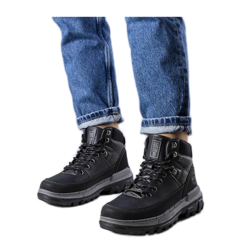 Botas pretas Big Star KK274222 pretas preto