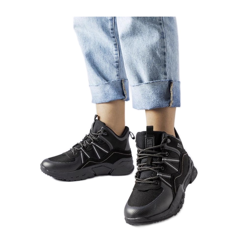 Botas pretas Big Star KK274218 preto