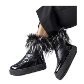 Big Star Botas de neve com isolamento preto MM274379