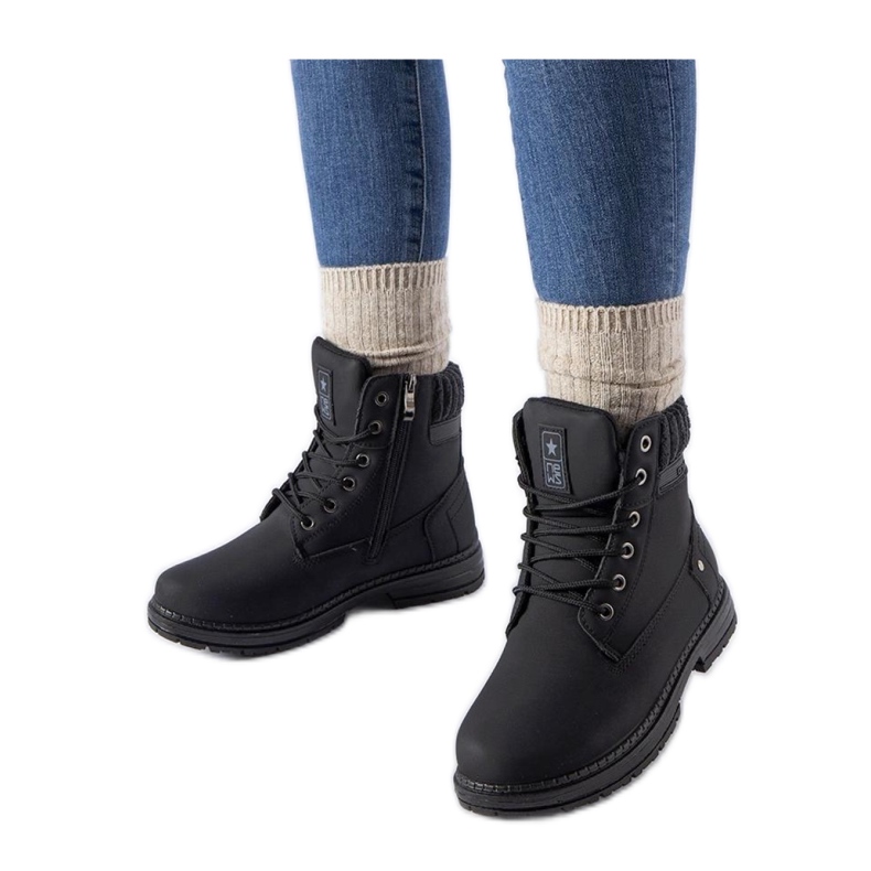 Araujo feminino com isolamento preto - Botas Solea preto