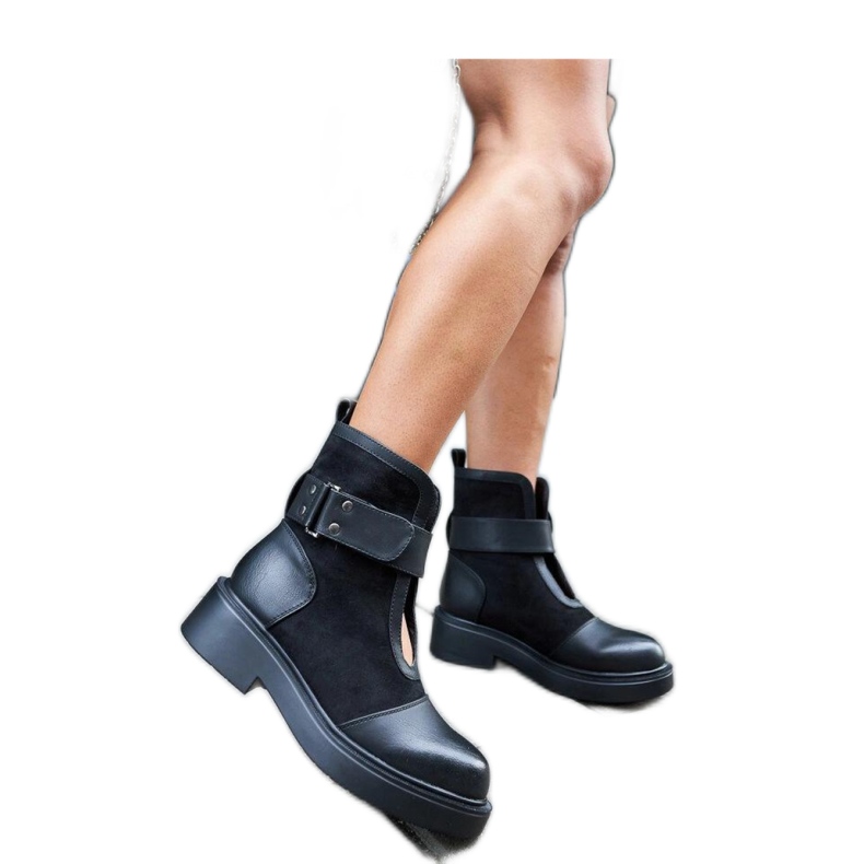 Botas pretas femininas preto