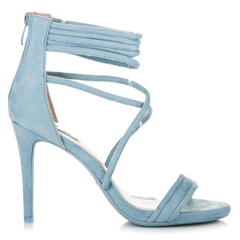 Vices Sandálias azuis de salto alto azul