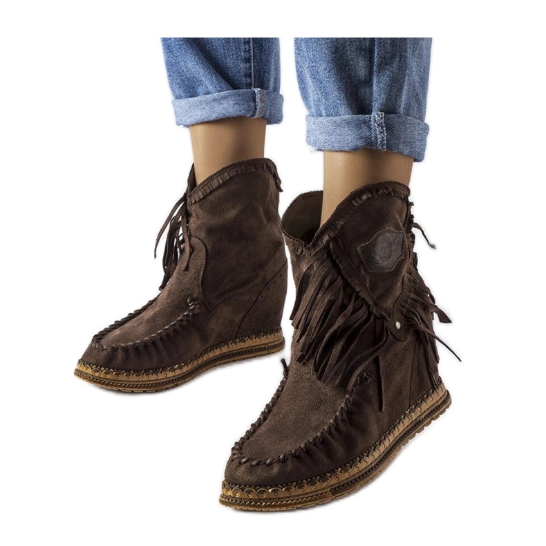 Botas marrons castanho Botas marrons castanho