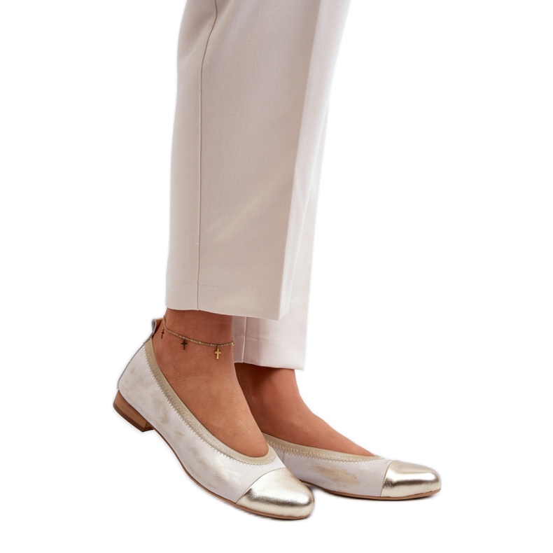 Sapatilhas Confortáveis ​​Modelo Zazoo 2890/004 Dourada dourado