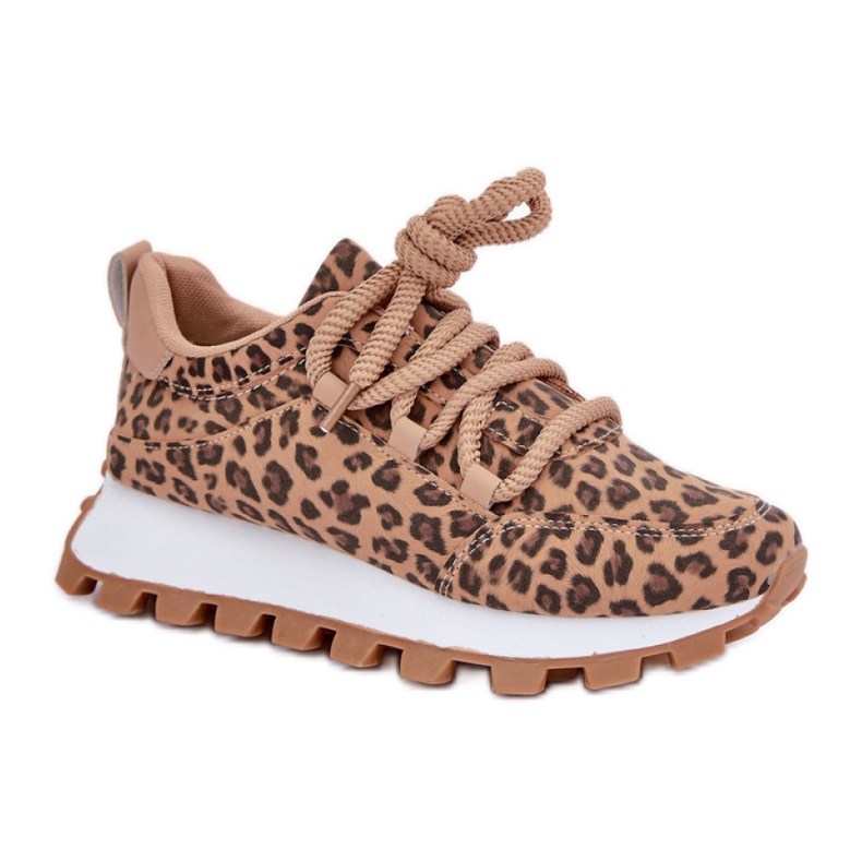 Tênis Calçado Esportivo 24898 Panterka Marrom bege