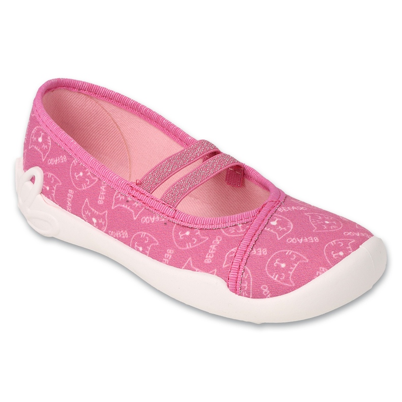 Chinelos infantis Befado, fundo elástico com elásticos, 116X331, rosa