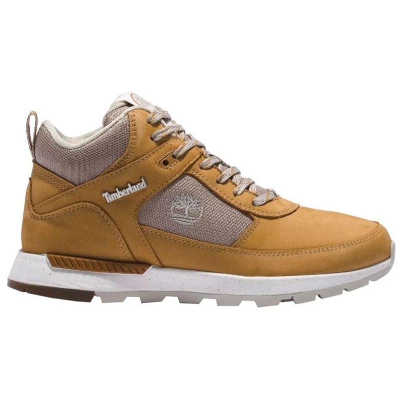 Sapatos de couro Timberland Field Trekker Mid TB0A2N9K231 amarelo